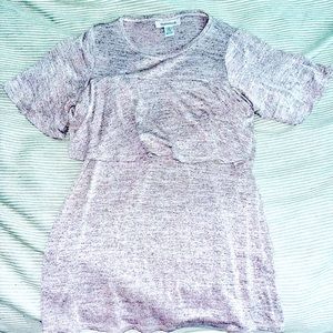 Motherhood Maternity Size S - Rose Color - Short Sleeve Knit Top